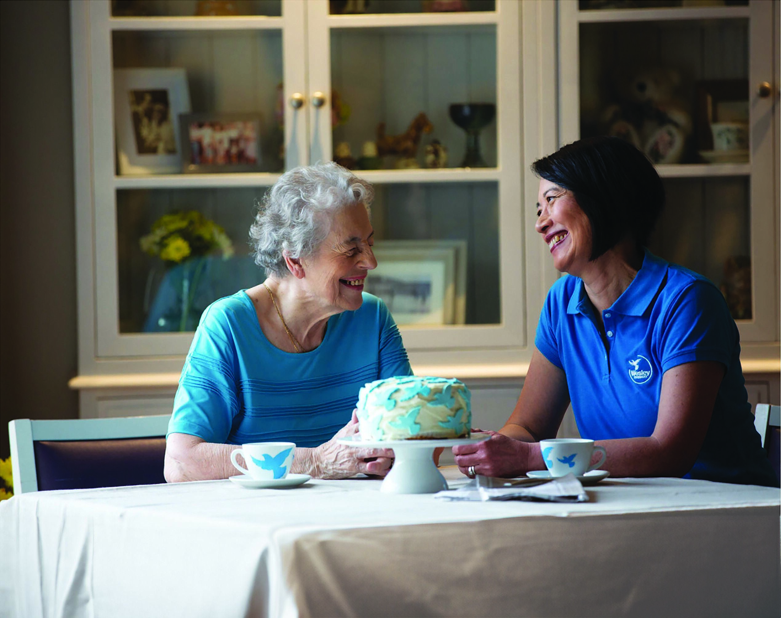 Home care |Client With Worker | Colour 