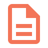 Document Icon | Orange