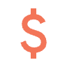 Dollar Icon | Orange