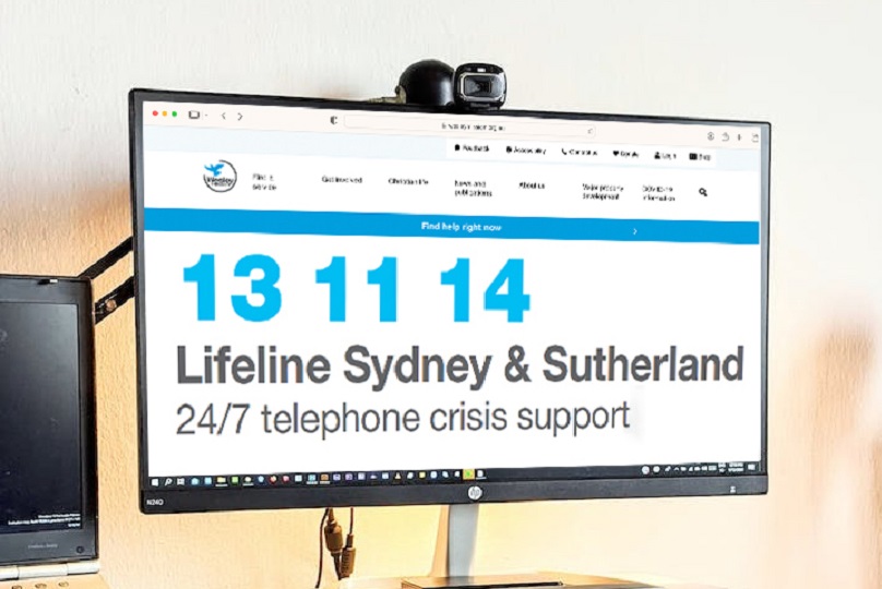 Image of lifeline homepage